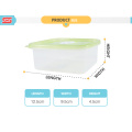 food grade plastic keep fresh box square small plastic containers for kitchen